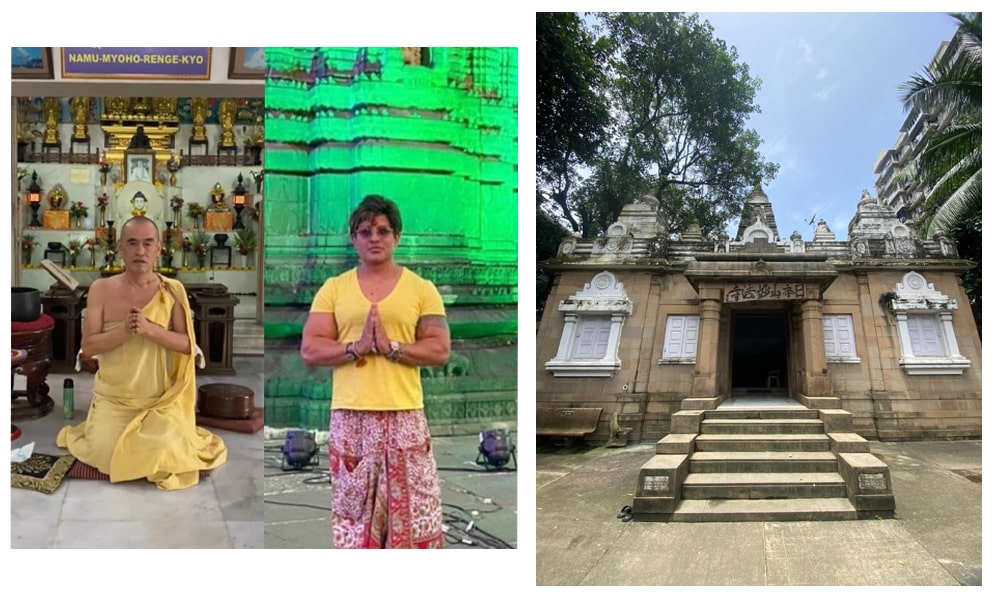 Yash Birla and Buddhist Monk