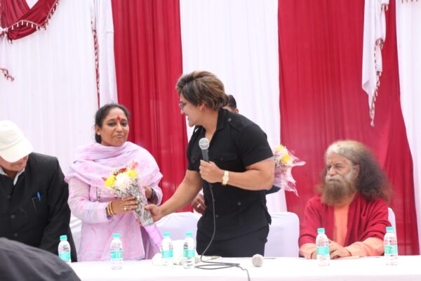 Yash Birla and MLA of Yamkeshwar Shri Ritu Khanduri