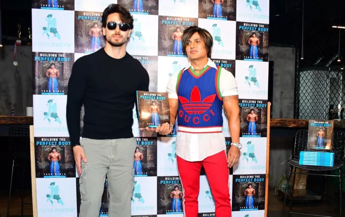 Yash Birla with Tiger Shroff at MMA Matrix Gym