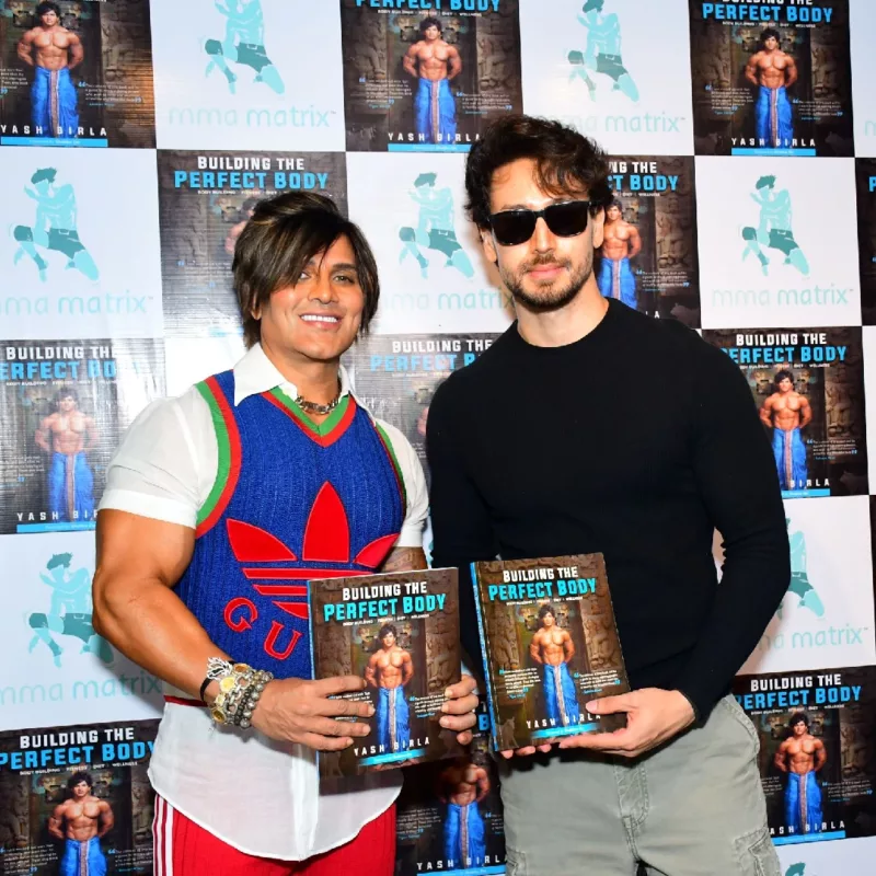 Yash Birla’s book launch event with Tiger Shroff was held at Tiger’s gym in Bandra