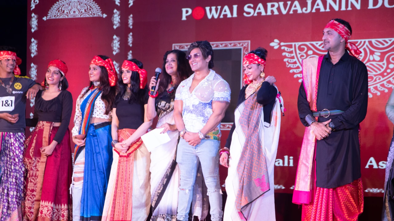 Yash Birla at the Durgotsav Event, Powai